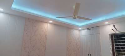 lover panel
gypsum ceiling
wallpapers
paint
aluminium door
glass work
lighting
electric fittings