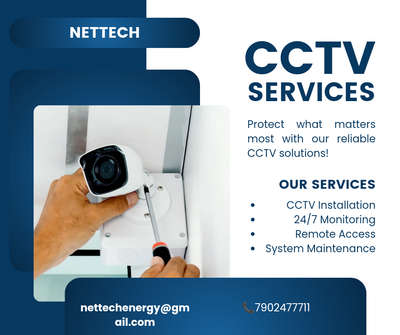 cctv installation 
inverter and battery
solar water heater