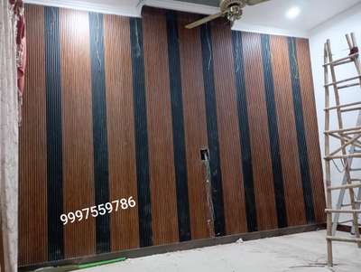 how to installation 👌 wpc woll decoration with 💯  #WALL_PANELLING