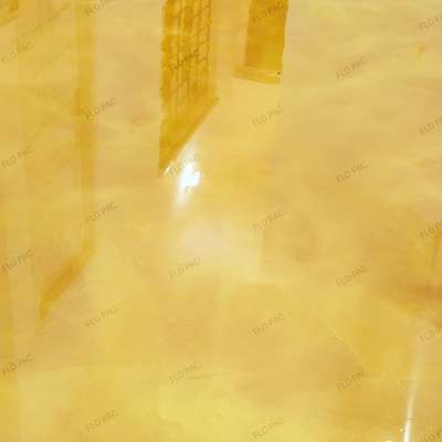 #gold metallic epoxy floor