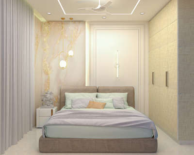 Bedroom Elevation designed #InteriorDesigner #BedroomDecor #Architectural&Interior