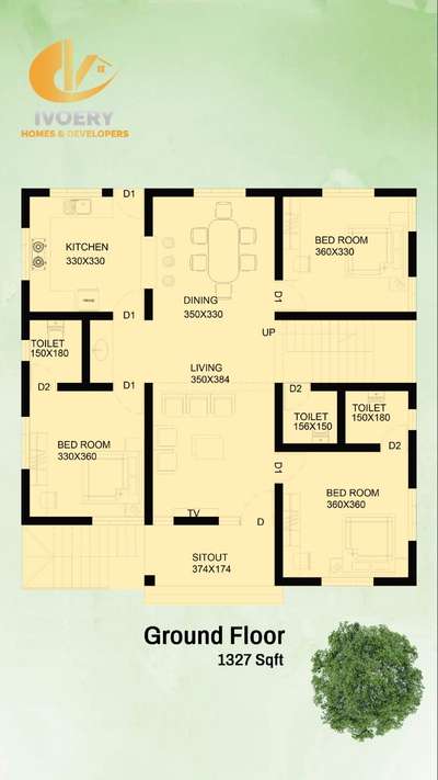 #1327sqft home #Simplestyle  #3BHKHouse