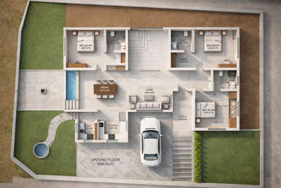 #perumbavoor #2000sqft #3BHK #40LakhHouse  #10centPlot #patioarea #LandscapeIdeas #3Dfloorplans #OpenKitchen #swimmingpools #waterbody #koiponddesign #singlestory #tropicalhouse