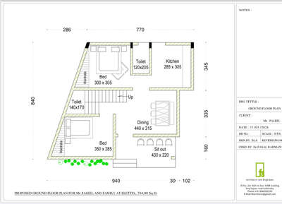 2 bhk budget plan with in 3 cent plot. #3centPlot #budjecthomes