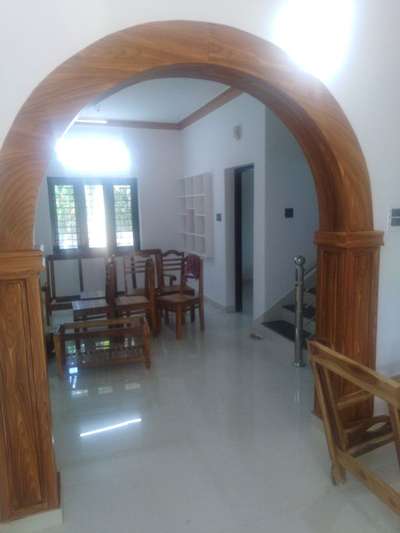 cement Arch, wood design...