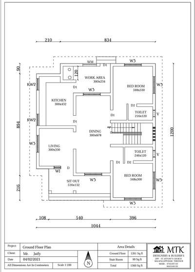 2D plan , 2BHK #2DPlans