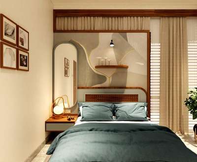 how is headboard design #vyshnav_kandanassery #headboard #triointeriors