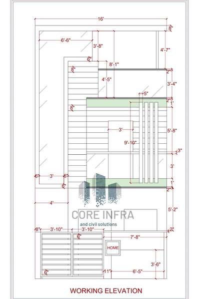 Working drawing of elevation design.
#3D_ELEVATION #ElevationDesign #architecturedesigns #InteriorDesigner #CivilEngineer #ElevationHome #frontElevation #InteriorDesigner #interior #kitchen #walkthrough #HouseDesigns #KitchenIdeas #KitchenCabinet #visualization