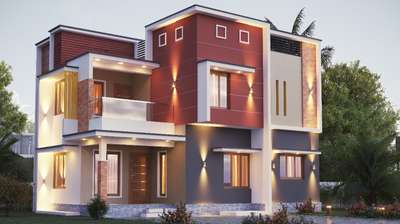 1400 sq. feet house @ kollam