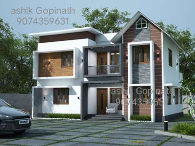 #ContemporaryHouse #keraladesigns #3delevationhome #1700sqftHouse #35LakhHouse#keralahomedesigns