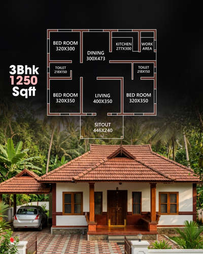 1250 Sqft 3 Bhk Home
Budjet 26 Lakhs

#FloorPlans #TraditionalHouse #KeralaStyleHouse #3bhk #WestFacingPlan #newhouse #ElevationHome #3delevations #keralanalukettu