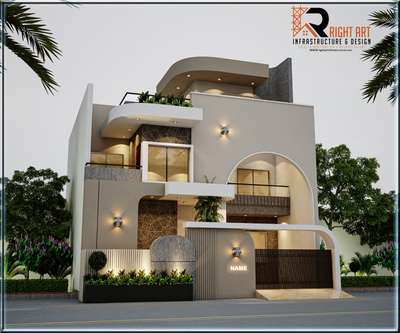 #modernhome  #32feetelevation#interiordesign#A+construction 
 #withmaterialconstruction #houseelevationdesign  #3dhouseelevation