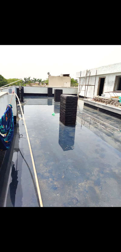 terrace water testing after waterproof coating done