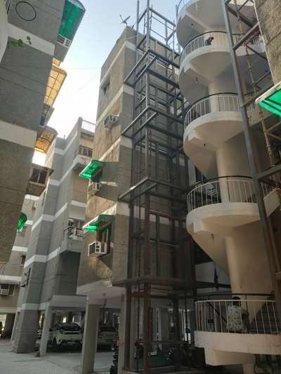 home external lift shaft