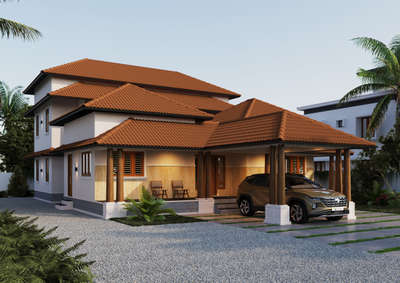 #KeralaStyleHouse #tileroofing #homes #ContemporaryHouse #archutecture #CivilEngineer