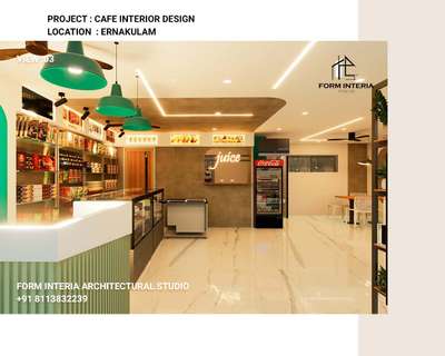 Cafe Interior Design Project 
 #InteriorDesigner #cafeinteriors #cafeinteriordesign #bakery #KeralaStyleHouse #cafeseating #cafe_table #trendig #likesforlikes #likes #mostimportant #3DKitchenPlan #render3d3d #home3ddesigns