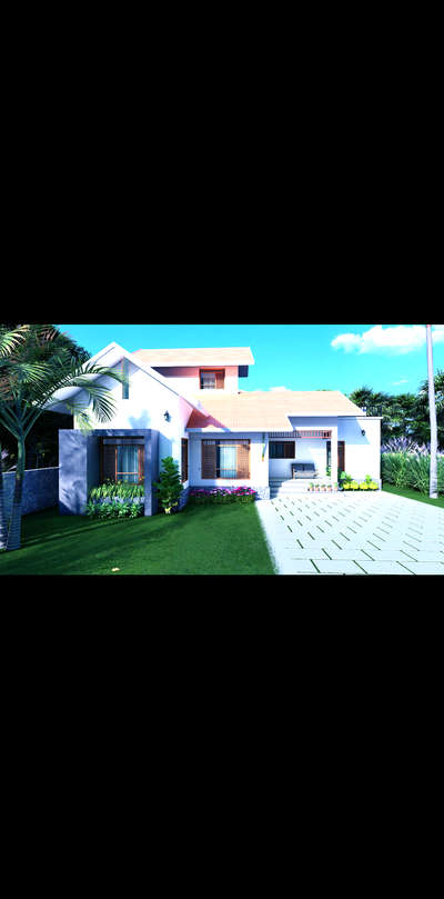 #elevation  #front view  #simple home