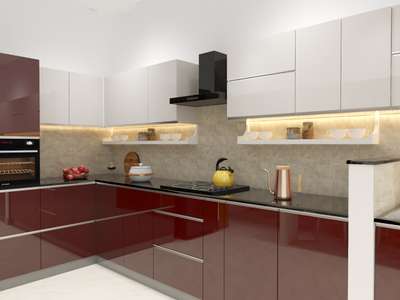 kitchen 3d design  #KitchenInterior