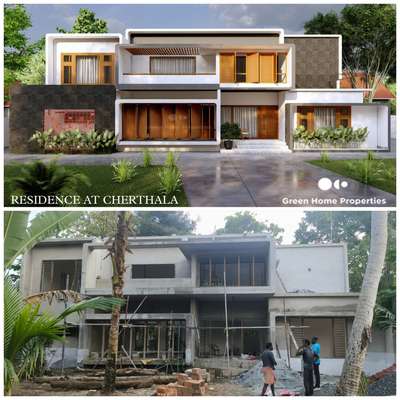 Ongoing work at Cherthala 
Present stage - Plastering level
Area : 3232 sqft
#Architect  #GyspumPlastering #plastering #moderndesign #ContemporaryDesigns #Minimalistic #architecturedesigns   #HomeDecor #Architectural&lnterior #architectsinkerala #koloviral #koloapp #instadesign #luxuryvillas #viralposts #viral