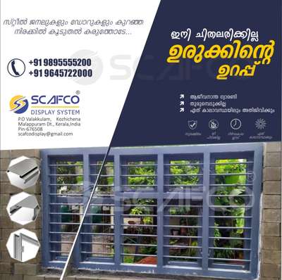 Scafco Steel Door Frame And Window Frames manufacturer 9895555200