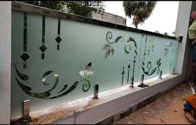 glamour glass railing