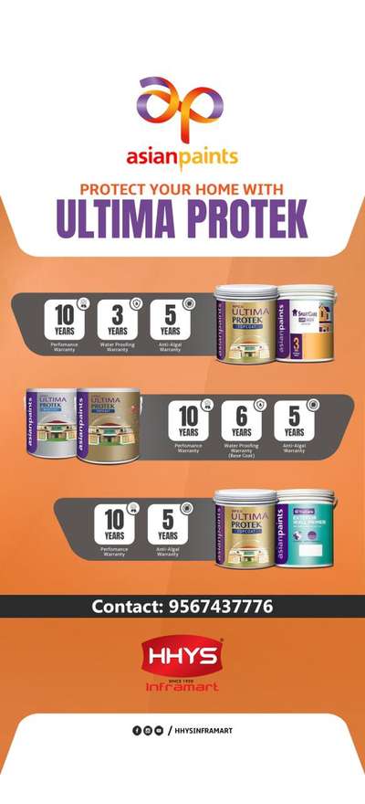 ✅ Asian Paints - Ultima Protek

Protect your home with ultima protek

Visit our HHYS Inframart showroom in Kayamkulam for more details.

𝖧𝖧𝖸𝖲 𝖨𝗇𝖿𝗋𝖺𝗆𝖺𝗋𝗍
𝖬𝗎𝗄𝗄𝖺𝗏𝖺𝗅𝖺 𝖩𝗇 , 𝖪𝖺𝗒𝖺𝗆𝗄𝗎𝗅𝖺𝗆
𝖠𝗅𝖾𝗉𝗉𝖾𝗒 - 690502

Call us for more Details :
+91 95674 37776.

✉️ info@hhys.in

🌐 https://hhys.in/

✔️ Whatsapp Now : https://wa.me/+919567437776

#hhys #hhysinframart #buildingmaterials