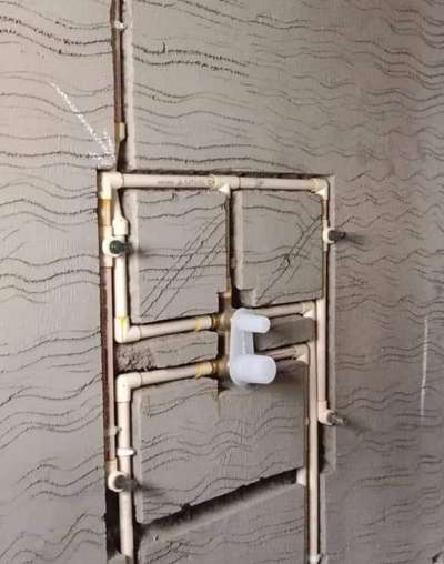 body jet pipe fittings in bathroom 💦👌 #BathroomIdeas  #Plumbing