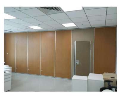 sliding folding soundproof partition system for banquet hall