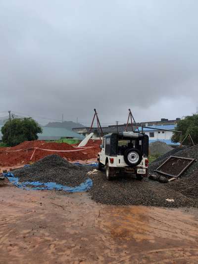 piling at kattapana.🦺🏗️🚜🚧👷