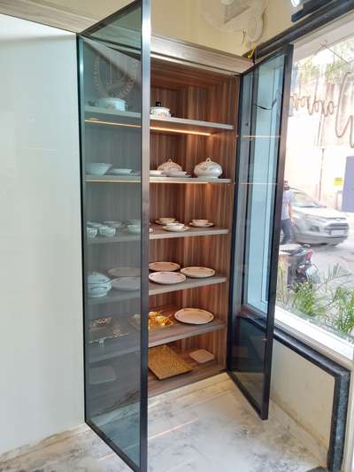 Crockery Unit in kitchen