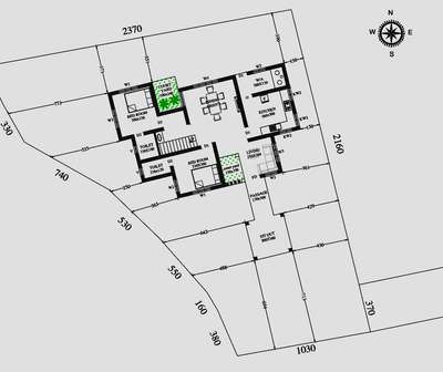 Traditional Floor plan 
1843 sqft 3BHK 
3D&More Info 9061902672



 #FloorPlans 
 #architecturedesigns 
 #architectureplan