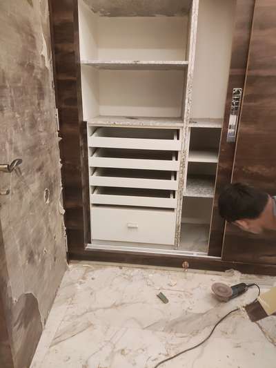 in side work of cupboard shirt trays   #cupboard interior  #furniture