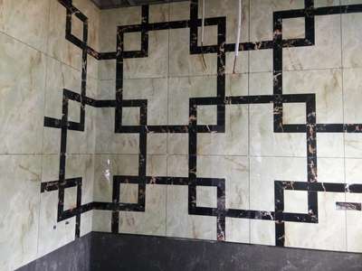 Wall tile work