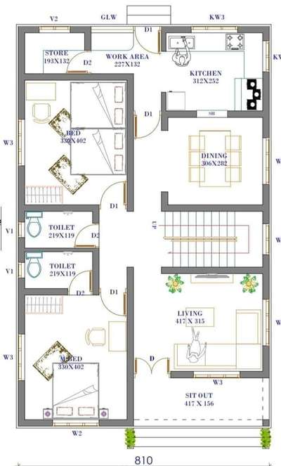 ₹1 स्क्वायर फीट में फ्लोर प्लान बनवाए 8871194779  #2d #2dplanning #FloorPlans  #planning