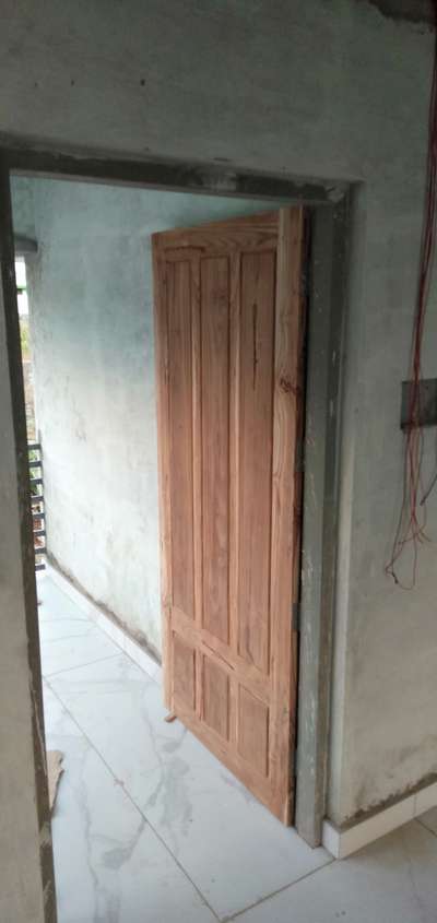 teak wood door for balcony  #