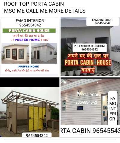 PORTA CABIN FOR TERRACE