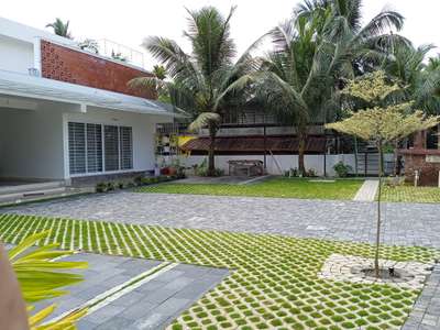 cement paver and cobble stone