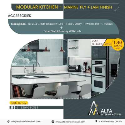 Alfa Interior Motives modular kitchen packages