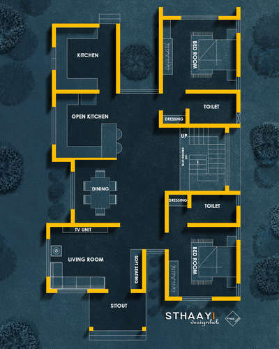 Beautiful 2555sq.ft Home  plan 🏠🏡4BHK 🏕🏠
Design: @sthaayi_design_lab

■ GROUND FLOOR ■
   ●Sitout
   ●Living
   ●2Bedroom ●2attached 
   ●Prayer room
   ●Dining 
   ●Open-Kitchen
   ●Kitchen 
■ FIRST FLOOR ■
   ●2Bedroom ●2attached 
   ●U-Living
   ●Balcony
   ●Study space 
.
.
.
.
#khd #keralahomedesigns
#keralahomedesign #architecturekerala #keralaarchitecture #renovation #keralahomes #interior #interiorkerala #homedecor #landscapekerala #archdaily #homedesigns #elevation #homedesign #kerala #keralahome #thiruvanathpuram #kochi #interior #homedesign #arch #designkerala #archlife #godsowncountry #interiordesign #architect #builder #budgethome #homedecor #elevation #plan