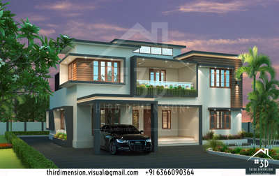 Residence 3d view  #exterior3D  #3drenders  #3dview