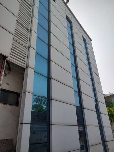 prakash textiles apc sheet cladding and louver fixing work