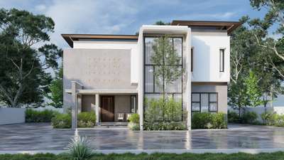 Contemporary house project blends modern design with functionality,featuring clean lines,open spaces,and an abundance of natural light.The design emphasizes a minimalist aesthetic with a seamless connection to the outdoors through large windows and natural materials like wood,stone,and concrete.


Client : Mr.Abhin Mrs.vidyalakshmi p
Location : kakkodi calicut 
Area : 3000 sqft/-
Site : 26 cent 


 #modernhome#ContemporaryHouse  #ContemporaryDesigns#minimalist  #architecturedesigns#lumion#sketchup  #sketchup3d#ElevationHome  #exteriordesing