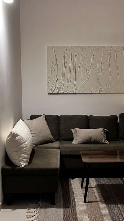 Simple interior for apartment at Thrissur