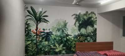 nice look yfor your wall with costomize wallpaper
and lovely look pvc panling at wall & sealing