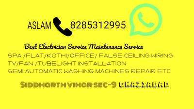 SPA/FLAT/KOTHI/OFFICE/COMPANY WIREING & MAINTENANCE SERVICE KE LIYE SAMPARK KAREIN