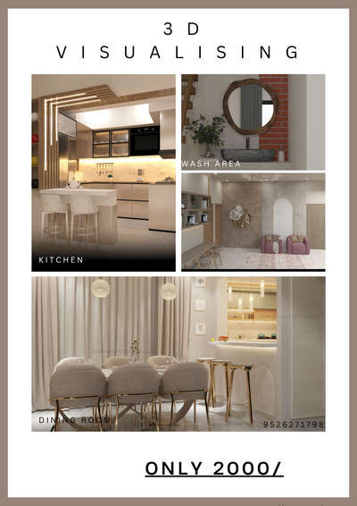 #3D_ELEVATION #BedroomDesigns #InteriorDesigner #diningspace #LivingroomDesigns