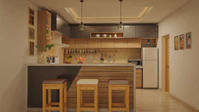 open kitchen
 #hettichkitchen  #hettichindia   #Veneer