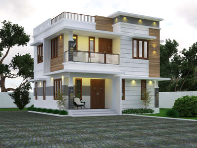 #kolopost #homedesigningideas  #kerlahouse  #kerala_architecture  #exterior3D