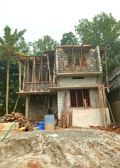 Site Work Progressing 
1300 SQFT House
3BHK
 #malayinkeezhu #Thiruvananthapuram #KeralaStyleHouse #ContemporaryHouse