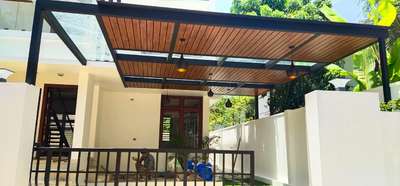 #porchdesign  #GridCeiling  #BalconyGrills  #grill  #fabrication_work  #fabricatedstaircase